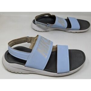 Womens Nike Tanjun Strap‎ Sandals Sapphire Blue Wolf Grey 882694-403 Size 11
